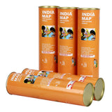 India Map with Reusable Stickers - Set of 5 pcs