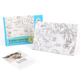 Super Painter Giant Coloring Poster Pads -The World