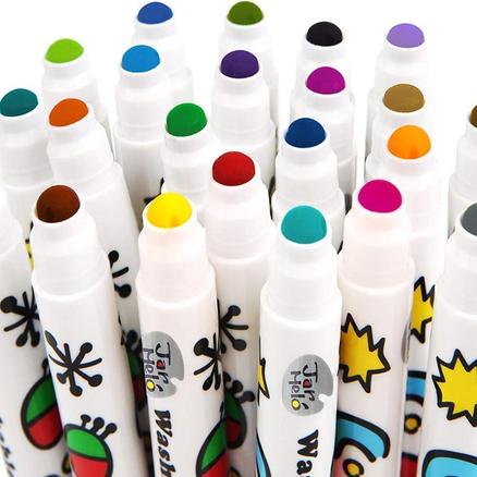 Special Round Tip Washable Markers - 12 Color