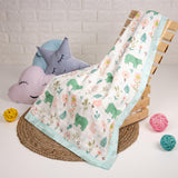 Baby Bear Quilted Muslin Blanket