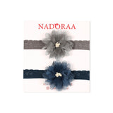 Nadoraa Blossom Headbands Set- Pack Of 2