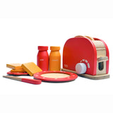 Red Bread Toaster Pretend Play Toy
