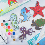 Ocean Animals Fridge Magnet Painting Kit