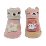 Kitty & Stars 3D Socks - 2 pack