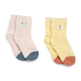 Pink & Yellow Cozy Socks - 2 Pack
