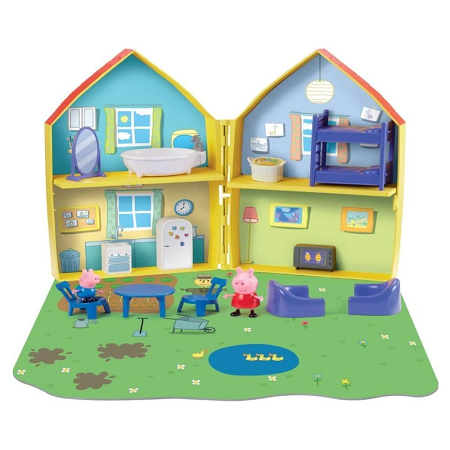 Peppa Pig Playhouse with Peppa and George Pig Figures