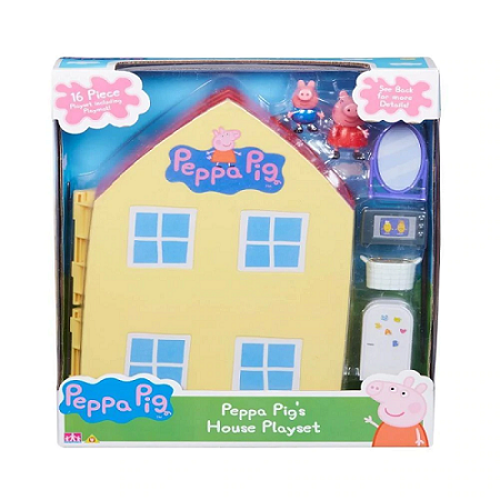 Peppa Pig Playhouse with Peppa and George Pig Figures