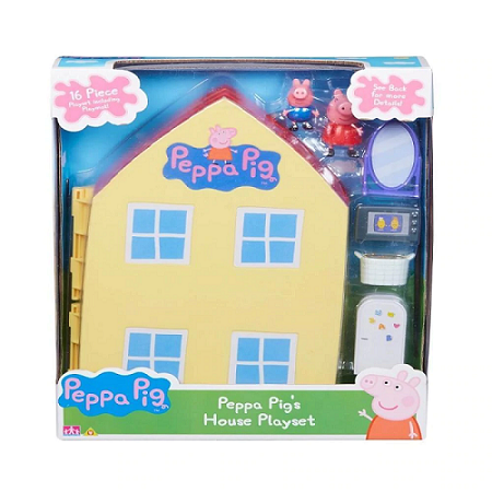 Peppa Pig Playhouse with Peppa and George Pig Figures – Popup Kids