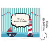 Personalised Gift notecard -Nautical