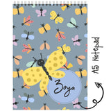 Personalised Notepad - Colorful Bugs