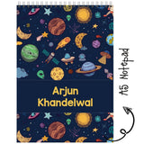 Personalised Notepad - Space Pattern