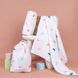 Pink Bunnies Organic Swaddle (Pack of 2)