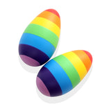 Rainbow Wooden Egg Shaker -Set of 2 (0+ Years)