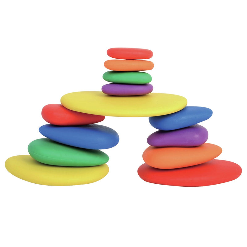Rainbow Pebbles (36 pebbles, 20 double-sided Activity cards)