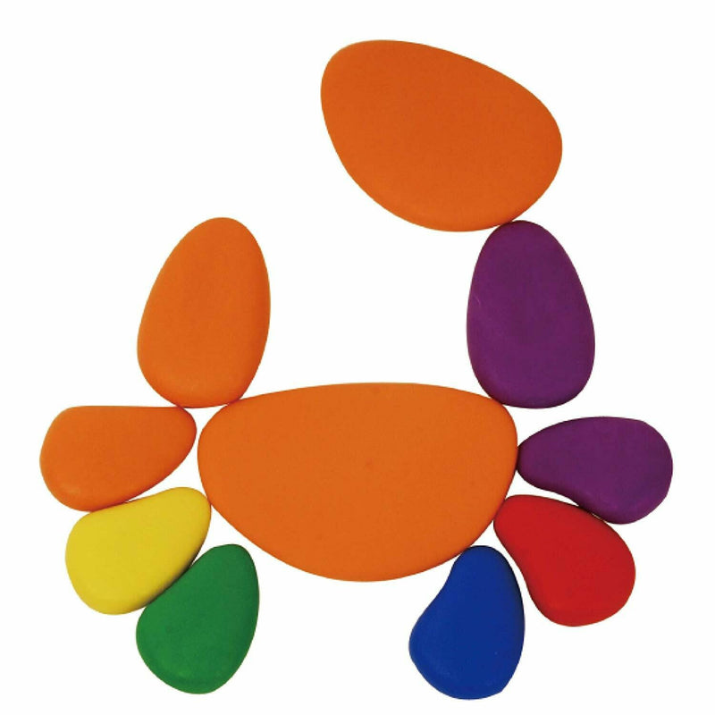 Rainbow Pebbles (36 pebbles, 20 double-sided Activity cards)