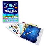 Scoo rub Sticker Blue