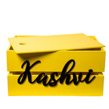 Personalised Storage Box - Yellow