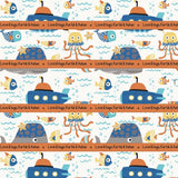 Personalised Wrapping paper - Sea animal