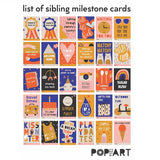 Milestone Cards | Sibling