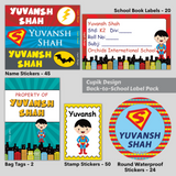 Superboy - Back to School Label Pack