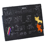 Unicorn Theme Wipe and Clean Chalk Board Activity Mats