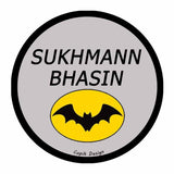 Batman Waterproof Stickers (Round)