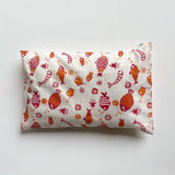 Organic Fish Print Kapok Pillow +  Maracas