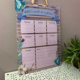 At a Glance Weekly Planner - Reusable