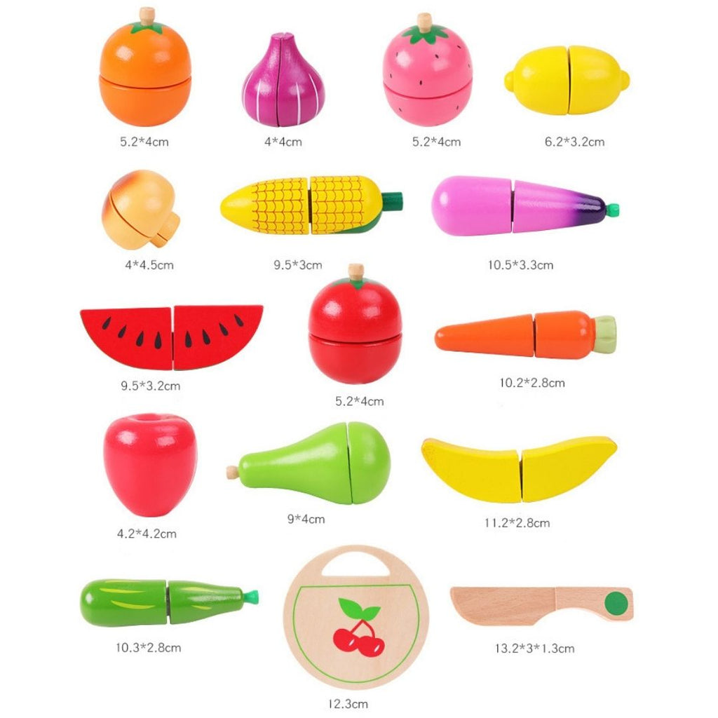 Fruits & Vegetables Cut Set