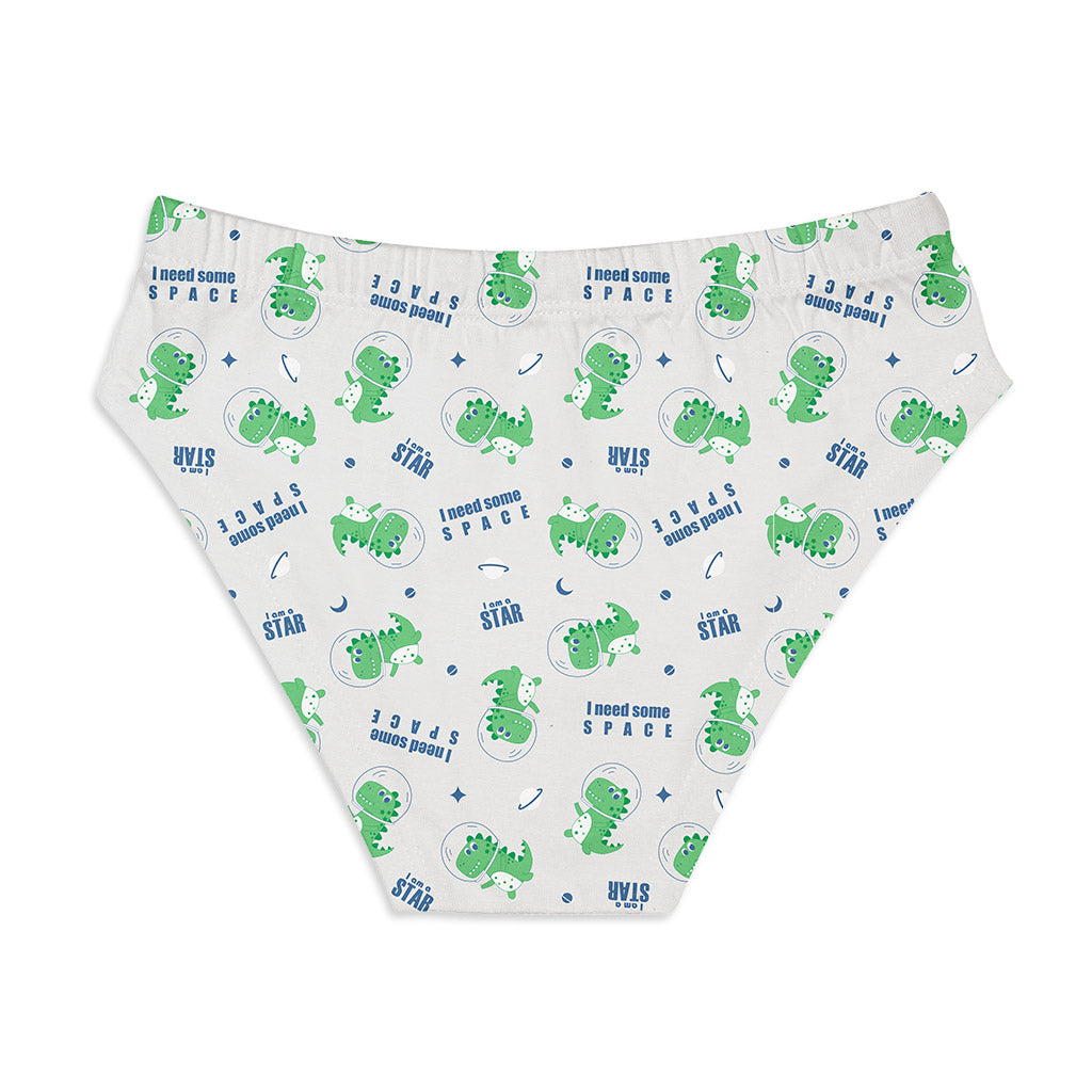 Young Girl Brief / Underwear Finding Dino