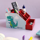 Stationery Stand With Drawer - Dino