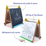 Wooden Table-Top 3-In-1 Drawing Board