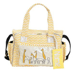 Organic Printed Giraffe Diaper Bag