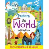 Explore the World Activity Book with Stickers and 3D Models