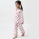 Red Hearts Pajama Set