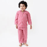 Classic Red Gingham Pajama Set