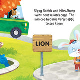 Zoo Safari on the Bus- A Shaped Board book with Wheels