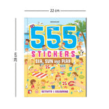 555 Stickers, Sea, Sun and Play Activity & Colouring Book