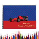 Racing Car Sketch Book