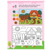 Farm Activity and Colouring Book- Die Cut Animal Shaped Book