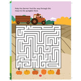 Farm Activity and Colouring Book- Die Cut Animal Shaped Book