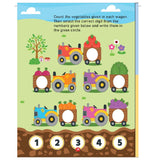 Farm Activity and Colouring Book- Die Cut Animal Shaped Book